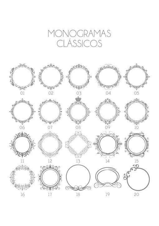 MONOGRAMAS, FLORAIS E FONTES - Imagem 10