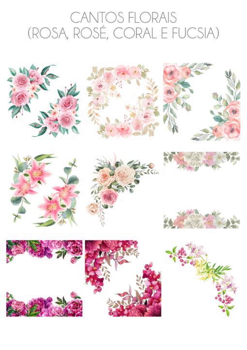 MONOGRAMAS, FLORAIS E FONTES - Imagem 5