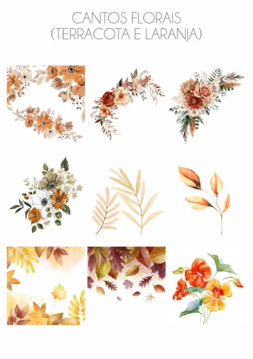 MONOGRAMAS, FLORAIS E FONTES - Imagem 3