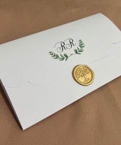 CONVITE ESTILO CARTEIRA - FOLHAGEM